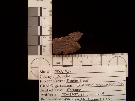Cord marked sherd